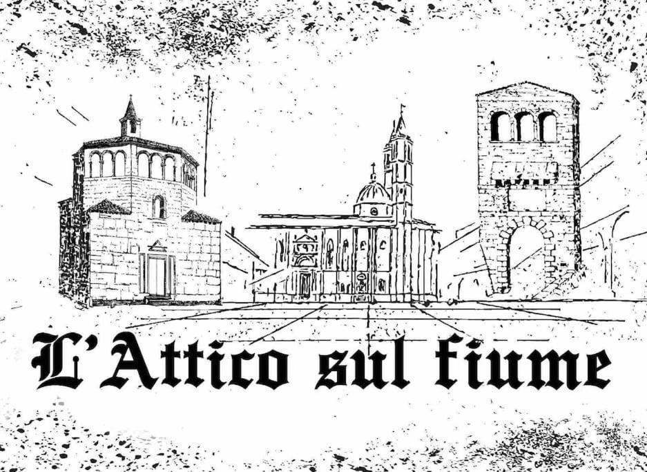 L'Attico Sul Fiume Center Home Ascoli Piceno Exterior photo
